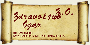 Zdravoljub Ogar vizit kartica
